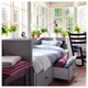 Каркас кушетки із 3 шухлядами IKEA HEMNES ХЕМНЕС, сірий, 80х200 см, 603.722.76 - изображение 11