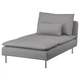 Кушетка IKEA SÖDERHAMN, Сірий тонер, 094.520.83 - изображение 3
