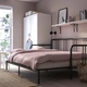 Кушетка з 2 матрацами IKEA FYRESDAL ФЮРЕСДАЛЬ, чорний, Ваннарейд жорсткий, 80х200 см, 293.909.42 - изображение 2