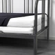 Кушетка з 2 матрацами IKEA FYRESDAL ФЮРЕСДАЛЬ, чорний, Ваннарейд жорсткий, 80х200 см, 293.909.42 - изображение 7