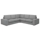 Кутовий диван IKEA KIVIK КІВІК, 4-місний, Tibbleby бежевий, сірий, 294.404.71 - изображение 2