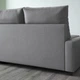 Кутовий диван-ліжко IKEA FRIHETEN ФРІХЕТЕН, з додатковими подушками ззаду, СКІФТЕБУ темно-сірий, 593.266.24 - изображение 5
