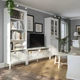 Тумба під телевізор IKEA IDANÄS ІДАНЕС, скло, білий, 325x40x211 см, 194.373.32 - изображение 4