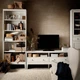 Тумба під телевізор IKEA IDANÄS ІДАНЕС, скло, білий, 325x40x211 см, 194.373.32 - изображение 5