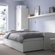 Каркас кушетки із 2 шухлядами IKEA BRIMNES БРІМНЕС, білий, 80х200 см, 002.287.05 - изображение 6
