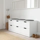 Тумба із шухлядами IKEA NORDLI НОРДЛІ, 6 шухлядок, білий, 120х54 см, 292.394.97 - изображение 7