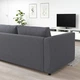 Кутовий диван IKEA VIMLE ВІМЛЕ, 5-місний, ГУННАРЕД класичний сірий, 593.995.78 - изображение 7