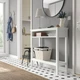 Консольный стол IKEA ИДАНЭС, белый, 104x32x95см, 904.878.79 - изображение 2