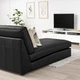 Кушетка IKEA KIVIK КІВІК, ГРАНН, Бомстад чорний, 105.194.93 - изображение 8
