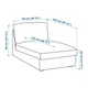 Кушетка IKEA KIVIK КІВІК, Tibbleby бежевий, сірий, 894.404.87 - изображение 14