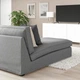 Кушетка IKEA KIVIK КІВІК, Tibbleby бежевий, сірий, 894.404.87 - изображение 7