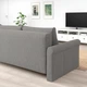 3-місний диван-ліжко IKEA DÅNHULT, сірий, 005.724.62 - изображение 14