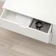 Тумба із шухлядами IKEA NORDLI НОРДЛІ, 4 шухляди, білий, 160х54 см, 492.394.96 - изображение 6