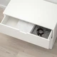 Тумба із шухлядами IKEA NORDLI НОРДЛІ, 2 шухляди, білий, 80х54 см, 992.394.94 - изображение 8