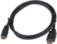 Кабель Akyga HDMI - mini-HDMI 1 м Black (AK-HD-10 m) - зображення 1