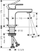 Змішувач для раковини HANSGROHE VERNIS SHAPE (71561670) чорний/матовий - зображення 4