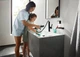 Смеситель для раковины HANSGROHE FINORIS с выдвижным изливом (76063670) черный/матовый - изображение 11