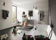 Смеситель для раковины HANSGROHE FINORIS с выдвижным изливом (76063670) черный/матовый - изображение 5