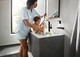 Смеситель для раковины HANSGROHE FINORIS с выдвижным изливом (76063670) черный/матовый - изображение 7