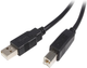 Kabel Lanberg USB Type-A - USB Type-B M/M 5 m Black (CA-USBA-11CC-0005-BK) - obraz 1