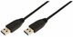 Kabel Logilink USB Type-A - USB Type-A 2 m Black (4052792001020) - obraz 1