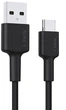 Кабель Aukey USB Type-C - USB Type-C 0.3 м Black (CB-CC03 OEM) - изображение 1