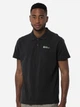Поло длинное мужское Jack Wolfskin Essential Polo M 1809301-6001 S Черное (4064886031523) - изображение 1
