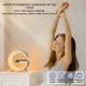 Настольная смарт лампа-ночник G-Smart Light Sound Machine RGB 15W с беспроводной зарядкой и Bluetooth-колонкой Чорна (SLSMbl) - изображение 4