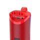 Колонка Borofone BR5 портативна зі світломузикою RGB Bluetooth Speaker 10 Вт + підтримка TF карт, USB, AUX Червона (12880) - зображення 2