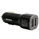 Автомобільний зарядний пристрій Remax 12-24v/ 2,1Am/ 2USB ART 5675 + 2xUSB Чорне (12585) - зображення 1