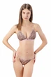 Комплект женский кружевной бюстгальтер с мягкой чашкой и стринги Felisiya Lingerie Капучино 2004+221-3343в019 L - изображение 1