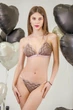 Комплект женский кружевной бюстгальтер с мягкой чашкой и стринги Felisiya Lingerie Капучино 2004+221-3343в019 L - изображение 8
