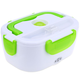 Термо-бокс проводной Electric Lunch Box от сети 220В для разогрева Бело-Салатовый (10569) - изображение 3