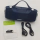 Портативна колонка Hopestar H40 з ручкою та функцією Bluetooth + FM-радіо та підтримка карт TF та USB Темно-синій (12238) - зображення 4