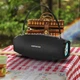 Портативна колонка Hopestar HI PARTY з мікрофоном, Bluetooth V5.0, USB, SD, FM радіо Чорна (12857) - зображення 3