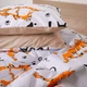 Комплект постельного белья MirSon Полуторный 143х210 см 17-0621&nbsp;Yoga&nbsp;Cat&nbsp;Orange&nbsp;Бязь (2200008195465) - изображение 4