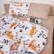 Комплект постельного белья MirSon Полуторный 143х210 см 17-0621&nbsp;Yoga&nbsp;Cat&nbsp;Orange&nbsp;Бязь (2200008195465) - изображение 2