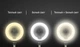 Кольцевая LED лампа L07s 3 в 1 со штативом с раскладной триногой держатель для телефона и селфи кольцо диаметром 16 см (40022) - изображение 15