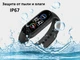 Фітнес браслет Smart Band M5 з функцією Bluetooth, функція моніторингу сну, режим тренування та крокомір Чорний (40015) - зображення 3