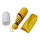 Легкий карманный зонт от дождя и солнца с футляром Capsule Umbrella желтый (310387) - изображение 5