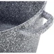 Кастрюля Kamille Snow Marble 10л індукційна з антипригарним покриттям (55586) - зображення 4