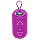 Портативная колонка TG656 8W с ремешком и подсветкой Purple - изображение 1