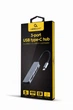 Адаптер Cablexpert UHB-CM-CRU3P1U2P2-01, с USB-С на 1 х USB 3.1 Gen1 (5 Gbps), 2 х USB 2.0, кардридер, металл, серый - изображение 2