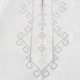 Комплект для хрещення з сіро-молочною крижмою з кутиком 68 см молочний KD3KR10-SirOrnam-Mol-22 Ladan - зображення 4
