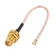 Кабель антенный IPEX uFL - SMA female (мама) 15см 150мм переходник удлинитель для 4G 3G модемов, WiFi роутеров - изображение 1