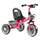 Дитячий триколісний велосипед Best Trike BS-20470 з EVA колесами, фарою, музикою та світлом, 2 кошики, Рожевий - зображення 1
