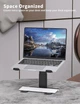 ​Подставка под ноутбук ALASHI Laptop Stand for Desk 10-17.3" Notebook, Aluminum, A-Black - изображение 5