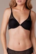 Бюстгальтер с уплотнённой чашкой DKNY 75DD Черный (95057) - изображение 4