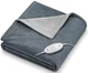 Електроковдра BEURER HD 75 Dark Grey 130*180, Німеччина, можна прати в пральній машинці, автотаймер, електрична ковдра - зображення 1