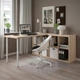 Письмовий стіл IKEA KALLAX / LAGKAPTEN, білий, під білений дуб, 77х159х147 см, 594.816.67 - изображение 8